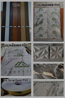 Katalog panel WPC dan UV marmer PVC
